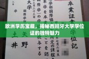 探寻西班牙大学学位证的欧洲魅力宝藏