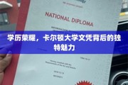 卡尔顿荣耀，揭秘名校文凭的独特吸引力