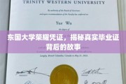 东国大学荣耀凭证，揭秘真实毕业证背后的故事