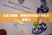 解码白金汉荣耀，探寻世界顶级大学文凭的独特魅力