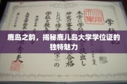 鹿岛大学学位证，探寻鹿儿岛独韵背后的学位秘境