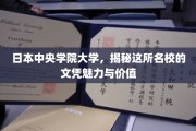 解码日本中央学院大学，文凭背后的非凡魅力与无限价值