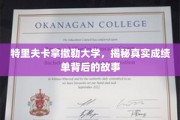 特里夫卡拿撒勒大学，揭秘真实成绩单背后的故事