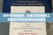 跨国就业新起点，惠灵顿理工学院学历助力全球职场飞跃