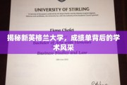解码新英格兰大学，揭秘成绩单下的学术魅力