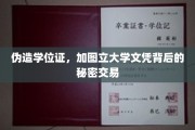 假学历市场，揭秘加图立大学文凭背后的黑色产业链