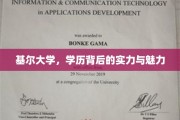 基尔大学，探索学历背后的非凡实力与独特魅力
