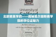 解锁北欧教育瑰宝，奥尔胡斯商学院学位证的独特魅力