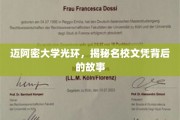 迈阿密大学荣耀面纱，探寻名校学历背后的真实故事