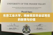 解码东京工业大学，毕业证背后的非凡价值与传奇历程