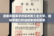 慕尼黑工业大学学霸档案，揭秘学霸们的非凡成绩背后的真实故事