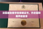法国威勒商学院荣耀证书闪耀全球，引领商界未来风潮