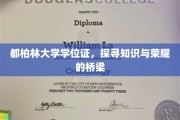 都柏林大学学位证，知识殿堂的荣耀通行证