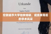 解码伦敦城市大学，揭秘成绩单背后的璀璨学术之光