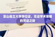 富山县立大学学位证，见证学术荣耀的凭证之旅