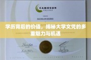 学历的力量，大学文凭如何开启无限可能的大门