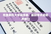 解锁学术荣耀，布里斯托大学成绩单背后的故事