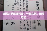 庆熙大学荣耀启航，文凭在手，未来无限可能