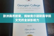 欧洲商界新星的摇篮，奥尔胡斯商学院文凭的国际魅力揭秘