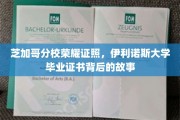 伊利诺斯荣耀，芝加哥分校毕业证书的传奇溯源