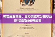 荣耀之路，揭秘弗吉尼亚夏洛茨维尔分校毕业证书的传奇篇章