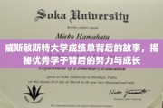 威斯敏斯特精英之路，揭开成绩单背后的拼搏与蜕变
