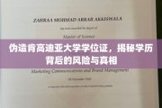 伪造学位证，肯高迪亚大学学历风波中的风险与隐秘真相
