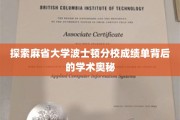 解锁麻省大学波士顿分校成绩单的深层学术秘密