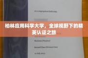 跨越柏林，探索全球视野的精英学府之旅