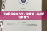 解码伦敦南岸大学的荣耀证书，探索其独到魅力与价值