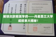 探寻丹麦西兰大学精英风采，一窥其学术成就与教育实力！