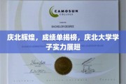 庆北荣耀榜，学子风采绽放，庆北大学实力瞩目