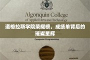 道格拉斯学院荣耀之星，揭秘成绩单背后的耀眼风采