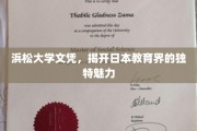 探寻浜松大学文凭背后的日本教育魅力之谜