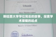 斯旺西大学学位背后的传奇，揭秘学术征程的璀璨起点