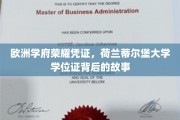 荷兰蒂尔堡大学学位证，探寻欧洲学府的荣耀印记
