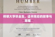 祥明骄子，证书背后的奋斗与辉煌历程